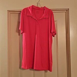 Pink Golf Polo XL